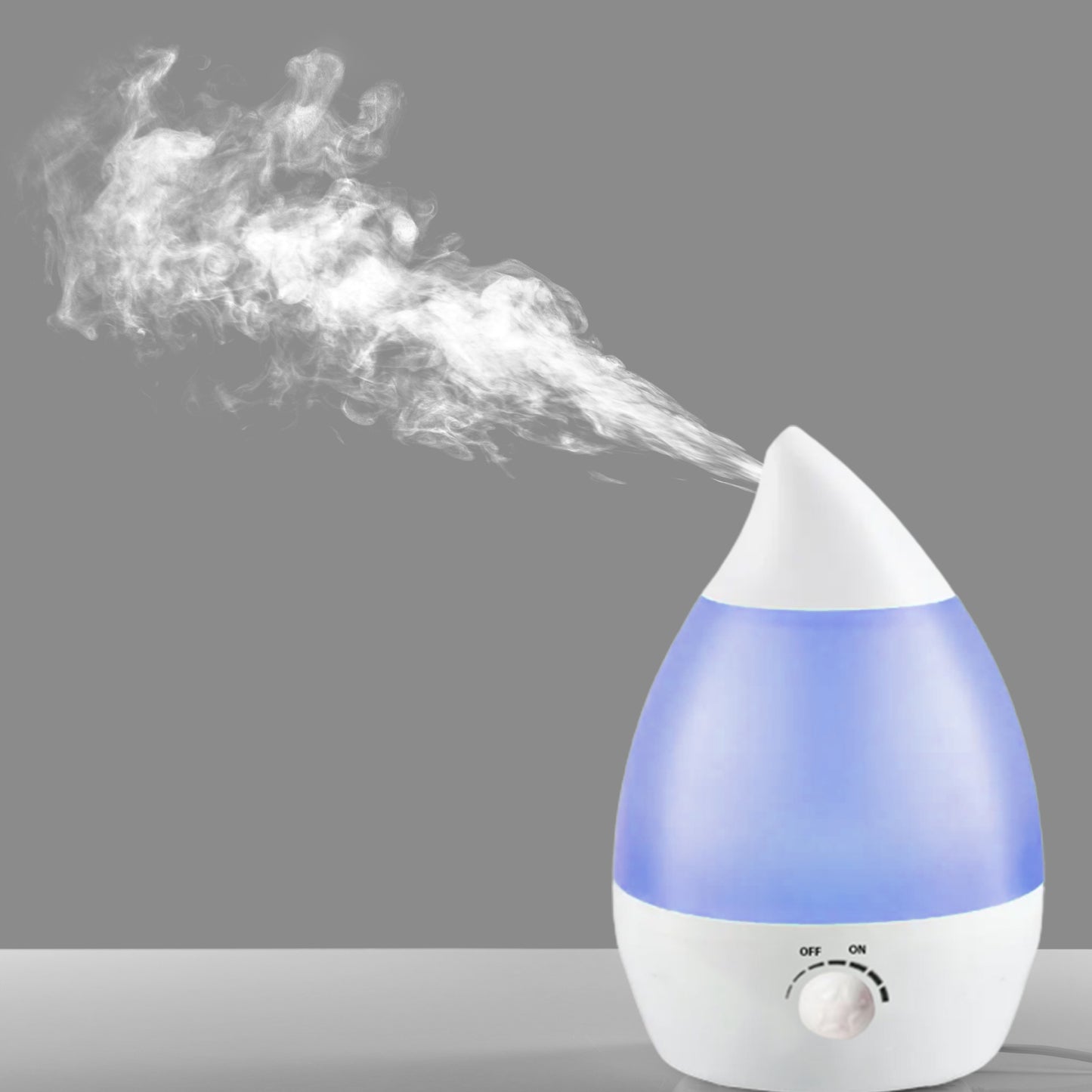 Tylus oro drėkintuvas, difuzorius, LED lemputė su 7 spalvomis, 25W, jonizatorius, 2.6L