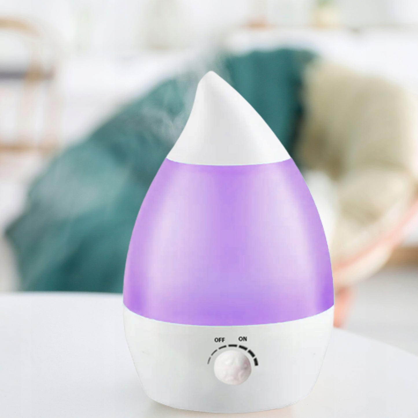 Tylus oro drėkintuvas, difuzorius, LED lemputė su 7 spalvomis, 25W, jonizatorius, 2.6L