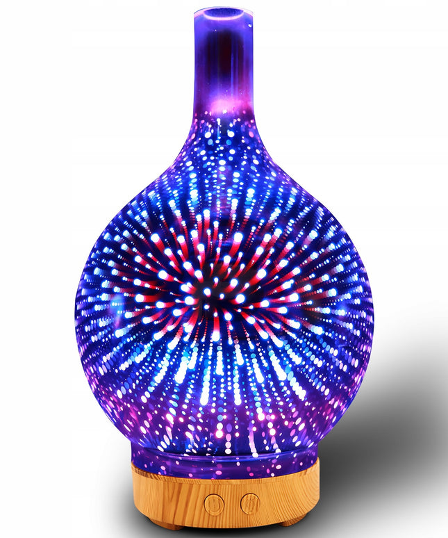 Oro drėkintuvas, kvapų difuzorius, aromaterapija, jonizatorius, naktinė lemputė