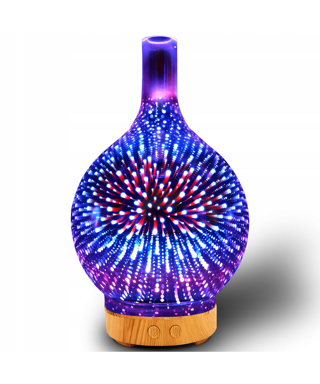 Oro drėkintuvas, kvapų difuzorius, aromaterapija, jonizatorius, naktinė lemputė