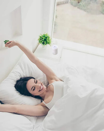 RETOO E558 ultragarsinis oro drėkintuvas, kvapų difuzorius su LED apšvietimu