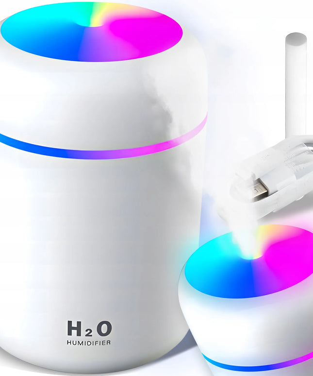 RETOO E558 ultragarsinis oro drėkintuvas, kvapų difuzorius su LED apšvietimu