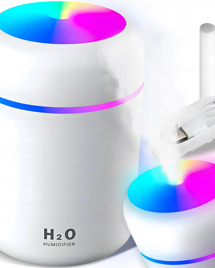 RETOO E558 ultragarsinis oro drėkintuvas, kvapų difuzorius su LED apšvietimu