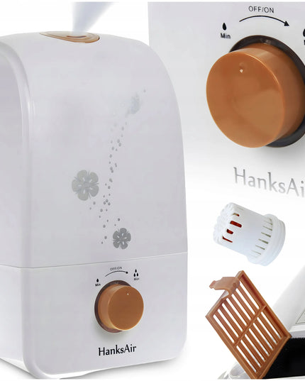 ART HANKS AIR oro drėkintuvas su jonizatoriumi ir aromaterapija, baltas