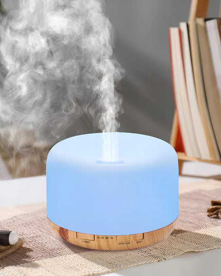 RETOO E580 ultragarsinis oro drėkintuvas, naktinė lempa, aromatų difuzorius su pulteliu XL
