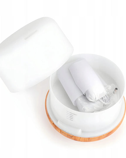 RETOO E580 ultragarsinis oro drėkintuvas, naktinė lempa, aromatų difuzorius su pulteliu XL