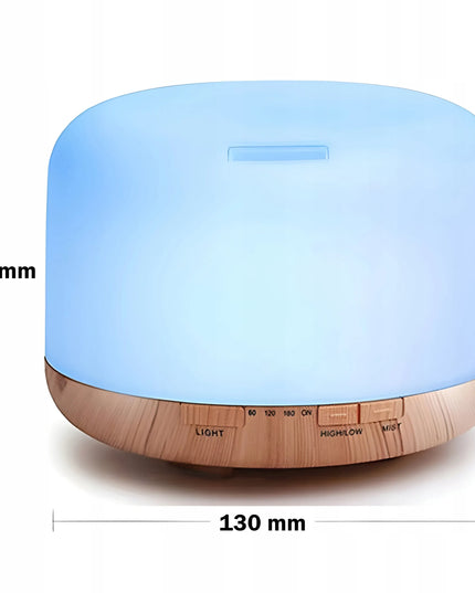 RETOO E580 ultragarsinis oro drėkintuvas, naktinė lempa, aromatų difuzorius su pulteliu XL