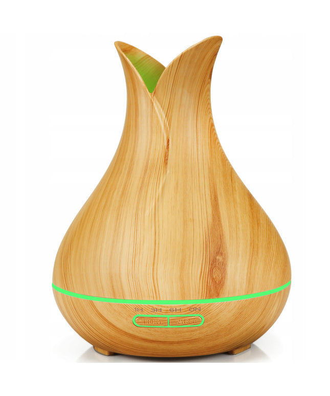 Ultragarsinis mini oro drėkintuvas su LED, 7 spalvomis ir aromaterapija