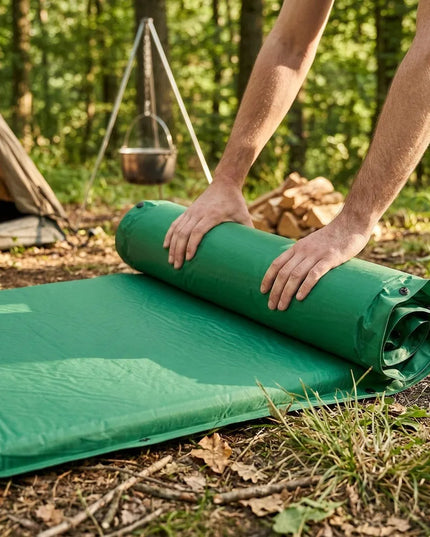 Nils Camp NC4050 žalias savaime prisipučiantis kilimėlis
