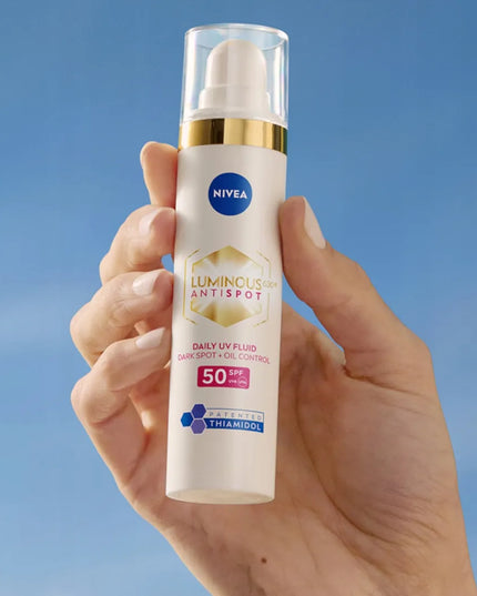 NIVEA LUMINOUS Veido kremas nuo pigmentinių dėmių SPF 50 su hialurono rūgštimi 40ml