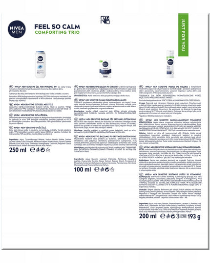 NIVEA MEN FEELS SO CALM Vyriškas dovanų rinkinys
