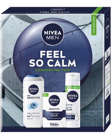 NIVEA MEN FEELS SO CALM Vyriškas dovanų rinkinys
