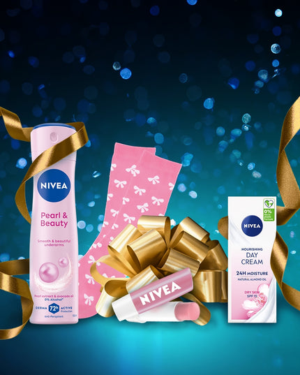 NIVEA Perliniai Sapnai Kalėdinis kosmetikos rinkinys