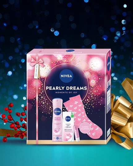 NIVEA Perliniai Sapnai Kalėdinis kosmetikos rinkinys