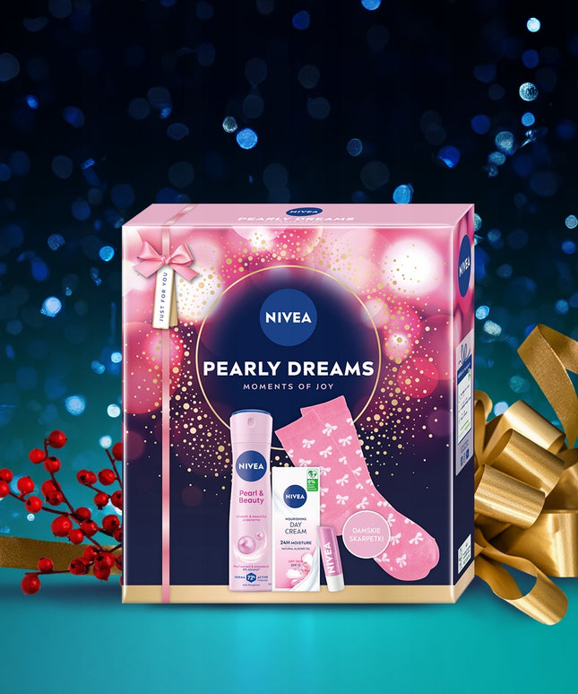 NIVEA Perliniai Sapnai Kalėdinis kosmetikos rinkinys