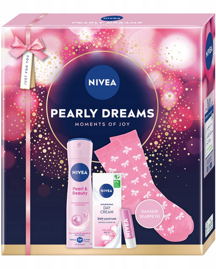 NIVEA Perliniai Sapnai Kalėdinis kosmetikos rinkinys
