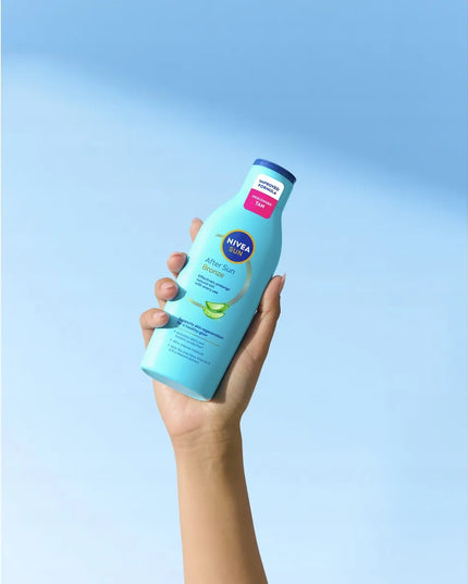 NIVEA SUN rinkinys: karoteninis losjonas SPF6 + įdegį pratęsiantis losjonas + DOVANA