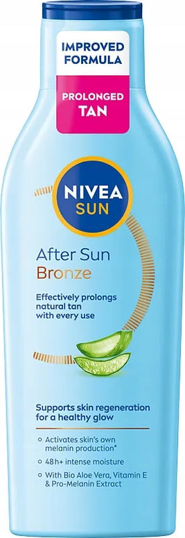 NIVEA SUN rinkinys: karoteninis losjonas SPF6 + įdegį pratęsiantis losjonas + DOVANA
