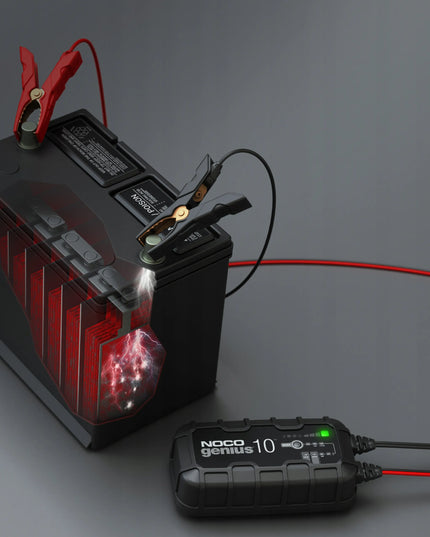 NOCO GENIUS 10 išmanusis 6 V / 12 V, 10 A akumuliatorių įkroviklis