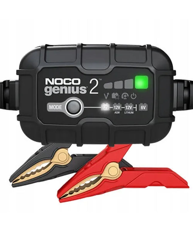 NOCO GENIUS 2 EU 6 V / 12 V 2 A akumuliatorių įkroviklis
