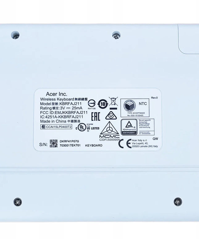 NAUJA KOMPAKTIŠKA ACER KLAVIATŪRA IR PELĖ KOMPIUTERIUI USB ANGLIŠKA UK