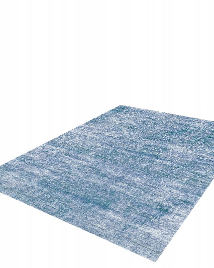 Modernus trumpaplauksis kilimas 300x200cm mėlynas pilkas VINTAGE LOFT