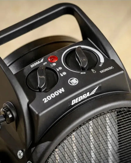 Elektrinis šildytuvas Dedra DED9930C – 2000 W – apvalus – 20 m2 – 3 režimai