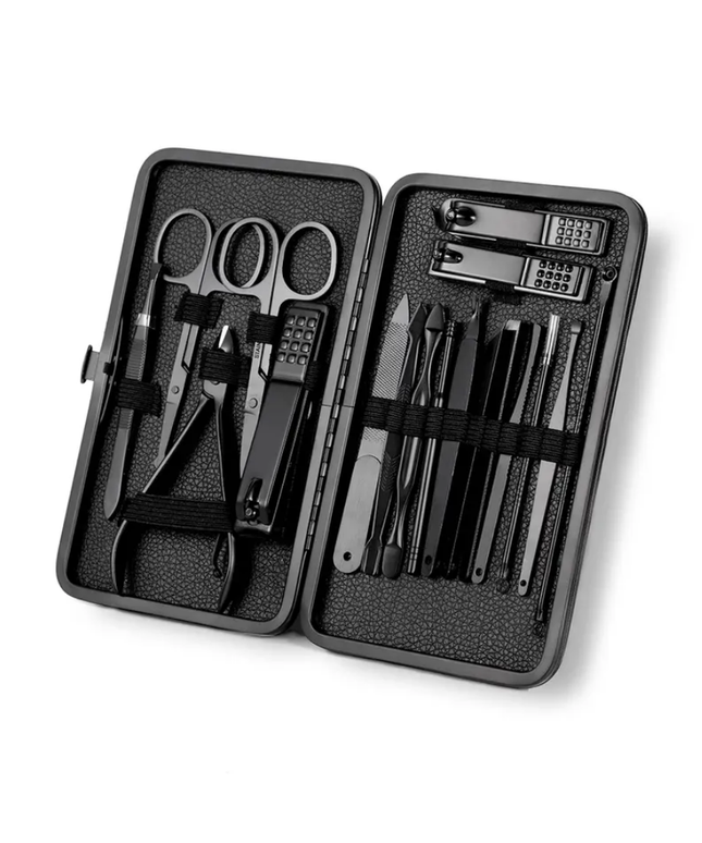 Nagų kirpimo žirklės ir žnyplutės, priežiūros komplektas