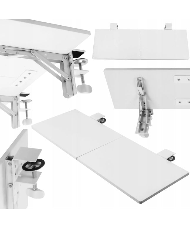 Spacetronik stalviršio priedas 69x24 ergonomiškas prailginimas SPB132W baltas