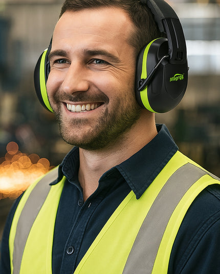 Apsauginės Darbinės Klausos Apsaugos Ausinės MAGROS