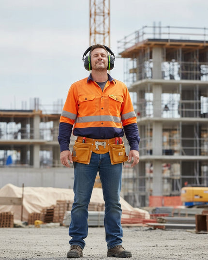 Apsauginės Darbinės Klausos Apsaugos Ausinės MAGROS