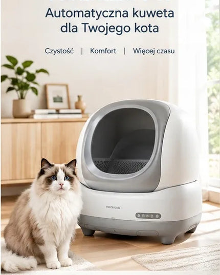 „Neakasa M1“ automatinė išmanioji atviro tipo kačių kraiko dėžė