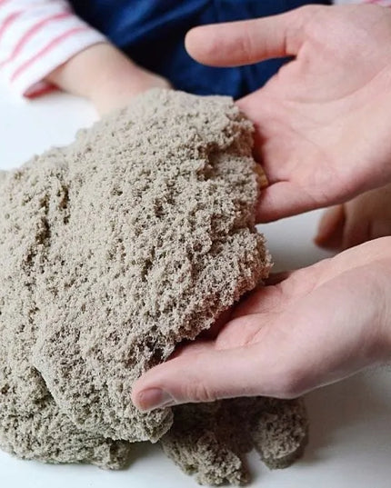 Nefere NaturSand kinetinis smėlis, 5 kg, su pripučiamu smėlio baseinėliu, pagaminta Lenkijoje