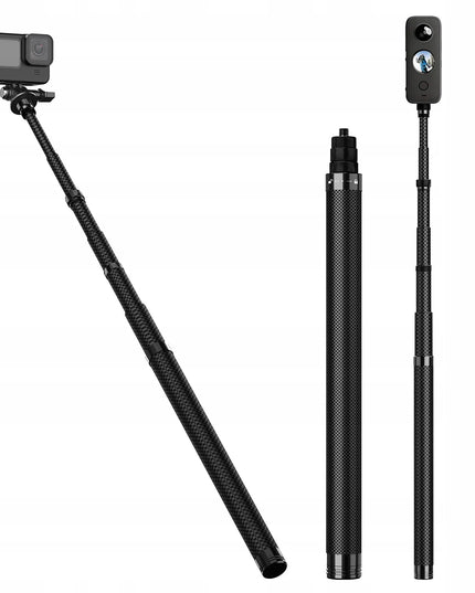 Nematoma asmenukių lazda „Insta360 X4/ONE X2/ONE R“, reguliuojama iki 3 m