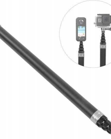Nematoma asmenukių lazda „Insta360 X4/ONE X2/ONE R“, reguliuojama iki 3 m