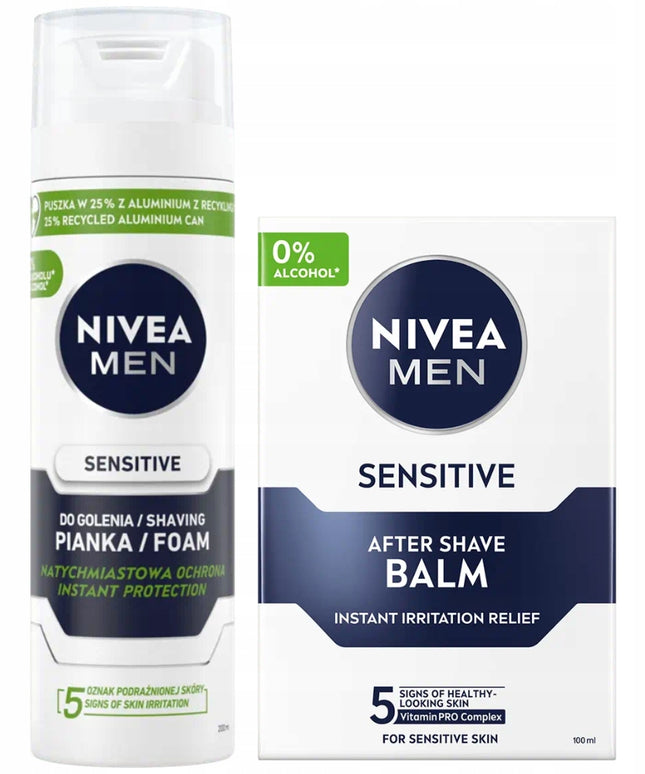 Nivea Men Sensitive Dovanų Rinkinys Vyrams Kosmetika + Kosmetinė