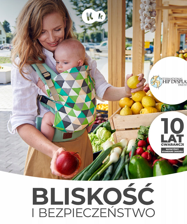 Ergonomiška vaikiška nešioklė NINO 20 kg Kinderkraft tamsiai mėlynas