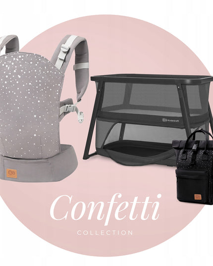 Ergonomiška vaikiška nešynėlė NINO, 20 kg, pilkos spalvos, Kinderkraft