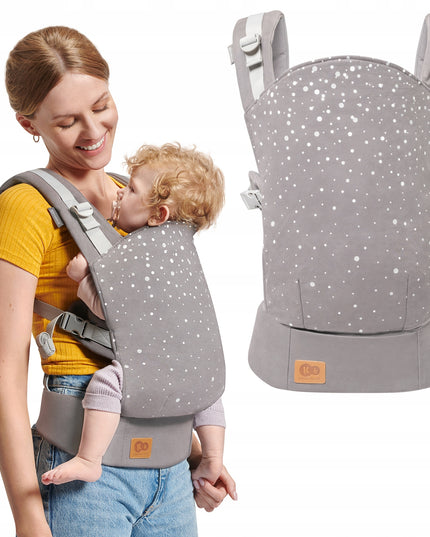 Ergonomiška vaikiška nešynėlė NINO, 20 kg, pilkos spalvos, Kinderkraft