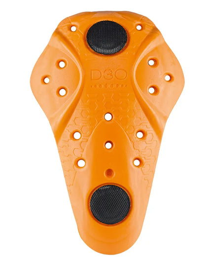 Held D3O kelių apsaugos (su Velcro) oranžinės 26x18 cm