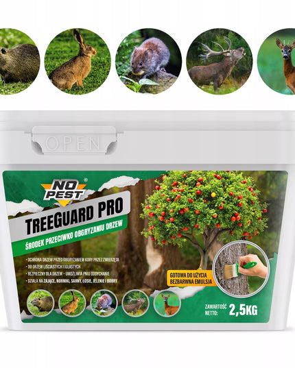 Medelių apsauga nuo graužimo: repelentas elniams, stirnoms ir šernams, 2,5 kg