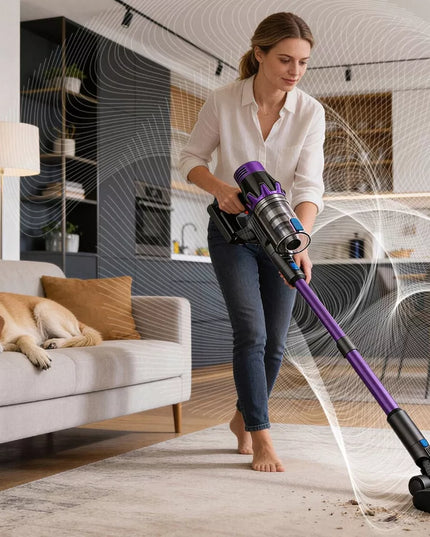 Belaidis vertikalus rankinis dulkių siurblys Electo 550 W