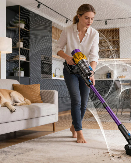 „Electo CLEANI“ belaidis vertikalusis akumuliatorinis dulkių siurblys, 550 W, rankinis