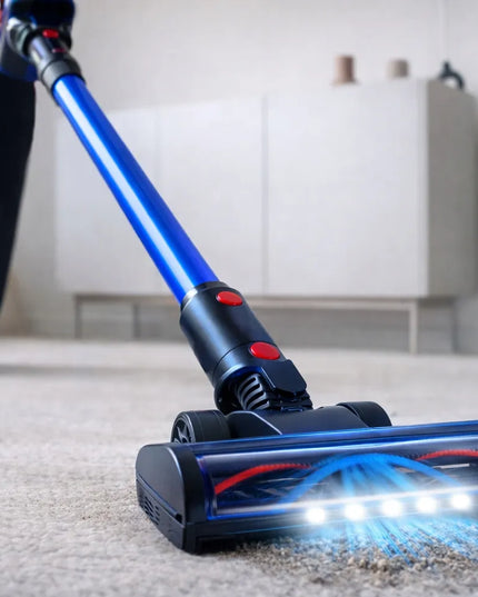 BLOW UP450 belaidis vertikalus dulkių siurblys, 450 W, rankinis, su HEPA filtru, LED apšvietimu ir ciklonine technologija