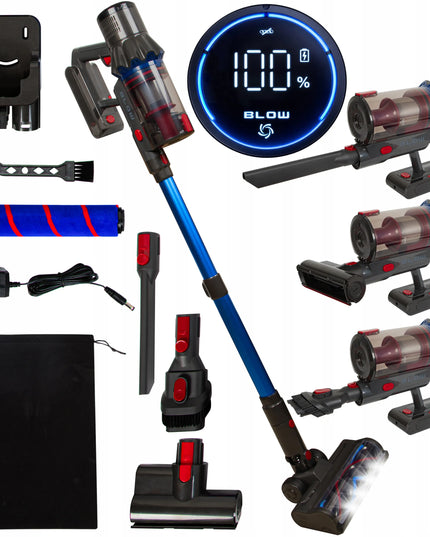 BLOW UP450 belaidis vertikalus dulkių siurblys, 450 W, rankinis, su HEPA filtru, LED apšvietimu ir ciklonine technologija