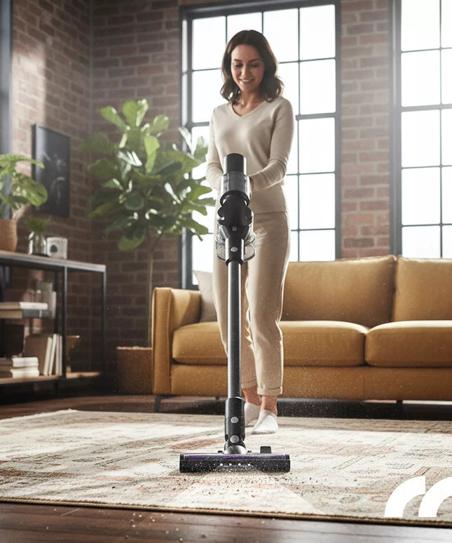 Belaidis vertikalus dulkių siurblys Maltec TURBOCYCLONE PRO2000, 3 viename, 250 W, su LED apšvietimu