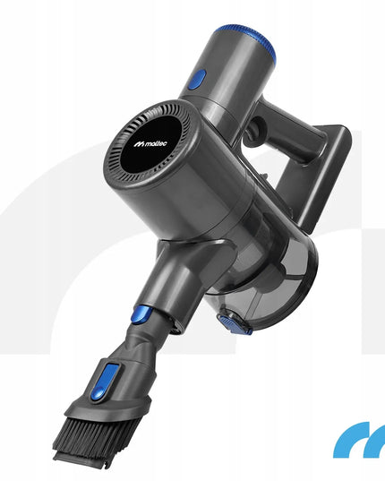 Belaidis vertikalus dulkių siurblys be maišelio „MalTec TURBOCYCLONE PRO3000“, su LED elektriniu šepečiu, 3 viename, 400 W