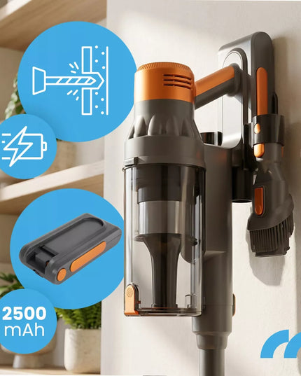 Belaidis vertikalus dulkių siurblys MalTec PRO4000 3-in-1, 500W, LED