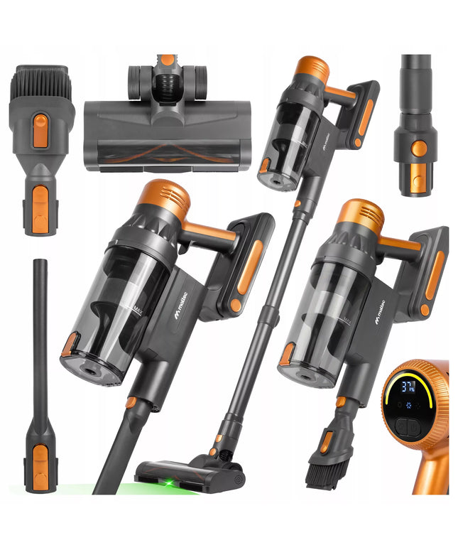 Belaidis vertikalus dulkių siurblys MalTec PRO4000 3-in-1, 500W, LED