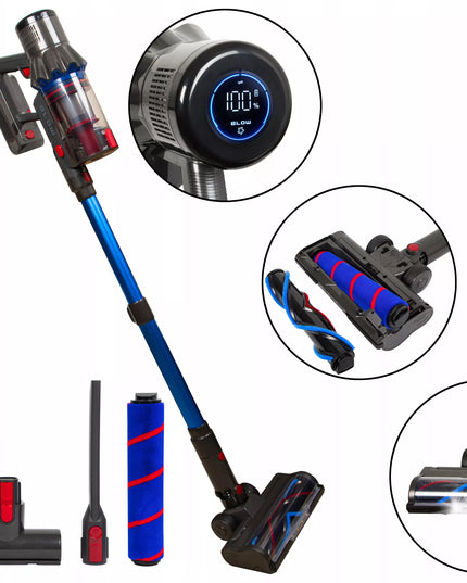 Belaidis vertikalus rankinis dulkių siurblys be maišelio, HEPA, LED, cikloninis 450 W
